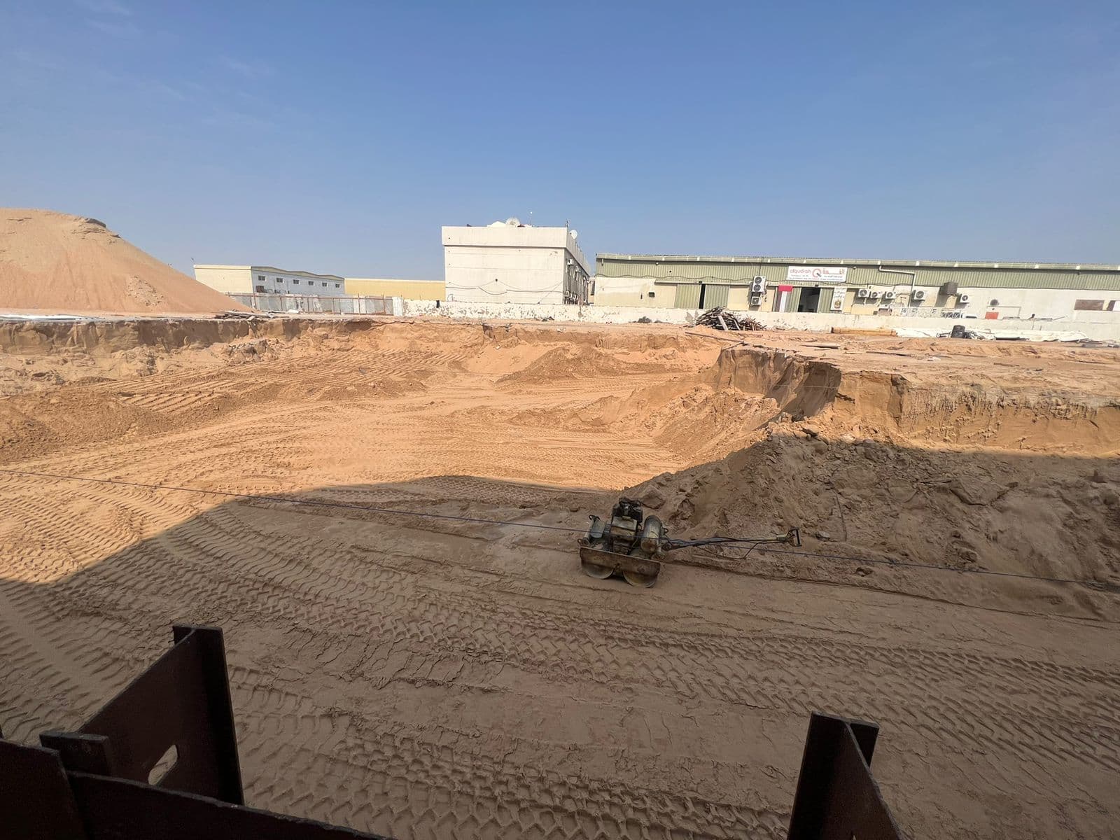 Ground Floor Open Shed with Office Block and Services, G+1 Labour Acco