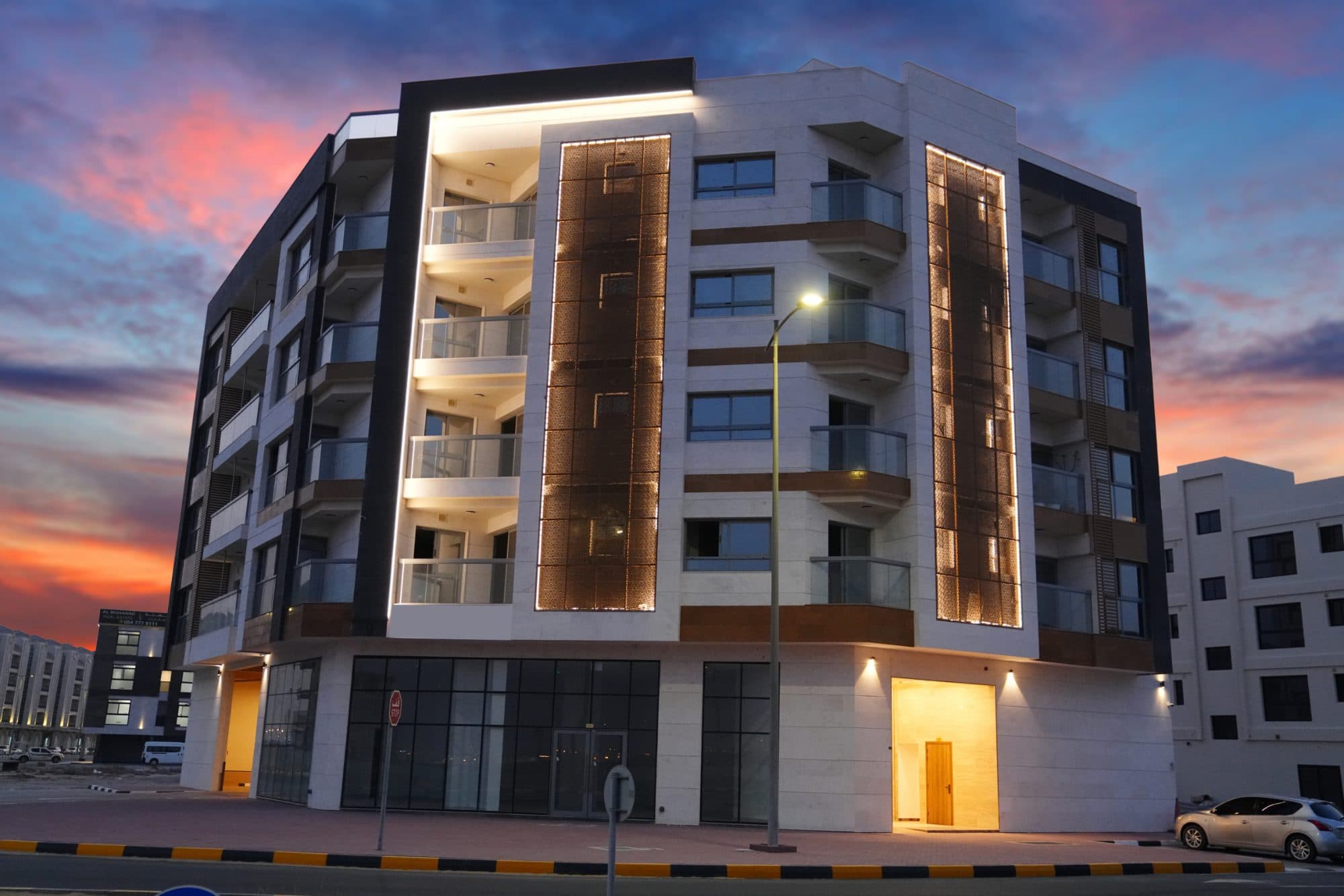 Commercial Building (G+4) + Shops